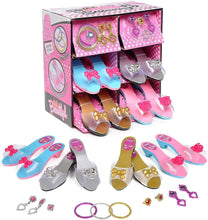 Load image into Gallery viewer, Princess Shoe and jewelry Boutique with 4 Pairs of Shoes, Rings, Bracelets &amp; Earrings Included-PSA
