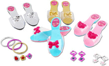 Load image into Gallery viewer, Princess Shoe and jewelry Boutique with 4 Pairs of Shoes, Rings, Bracelets &amp; Earrings Included-PSA
