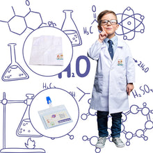 Load image into Gallery viewer, Kids Role Play Laboratory Science Kit with Goggles, Lab Coat &amp; Variety of Play Science Equipment for Children
