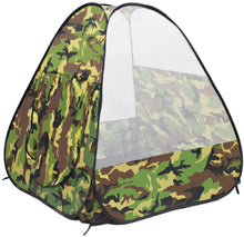 Load image into Gallery viewer, Foldable Playhouse Tent &amp; Toy Compass with Camouflage Design - Great Indoor Outdoor Gift for Kids-PT-C
