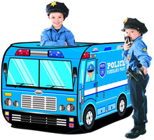 Load image into Gallery viewer, Police Truck Foldable Play Tent -Children Play House Indoor Outdoor Play Toy Great Gift for Kids-PT-P
