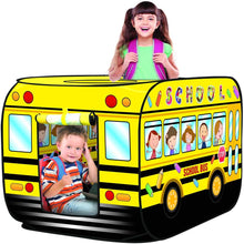 Load image into Gallery viewer, School Bus Foldable Play Tent -Children Play House Indoor Outdoor Play Toy Great Gift for Kids-PT-S
