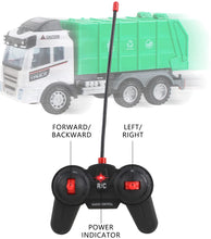 Load image into Gallery viewer, Remote Control Engineering Construction Garbage Truck Vehicle with Three Bins, Light and Sounds Functions Fun Educational Gift for Kids-RC-GT2
