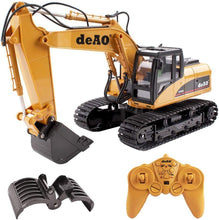 Load image into Gallery viewer, 15 Channel Remote Control Fork and Bucket Excavator Construction with Realistic Features Great for Kids and Adults Prefect Christmas Gift-RCBE
