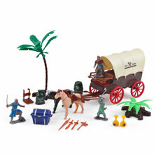 Load image into Gallery viewer, Medieval Knights Action Figure Toy Play Set Including Castle, Catapult and Horse-Drawn Carriage with Light, Music and Accessories
