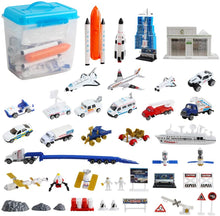 Load image into Gallery viewer, 44 Pcs Astronaut Space Ship Shuttle Rocket Pretend Play Set with Aerospace Control Centre Educational Toys Birthday Christmas Gift for Kids-SPS
