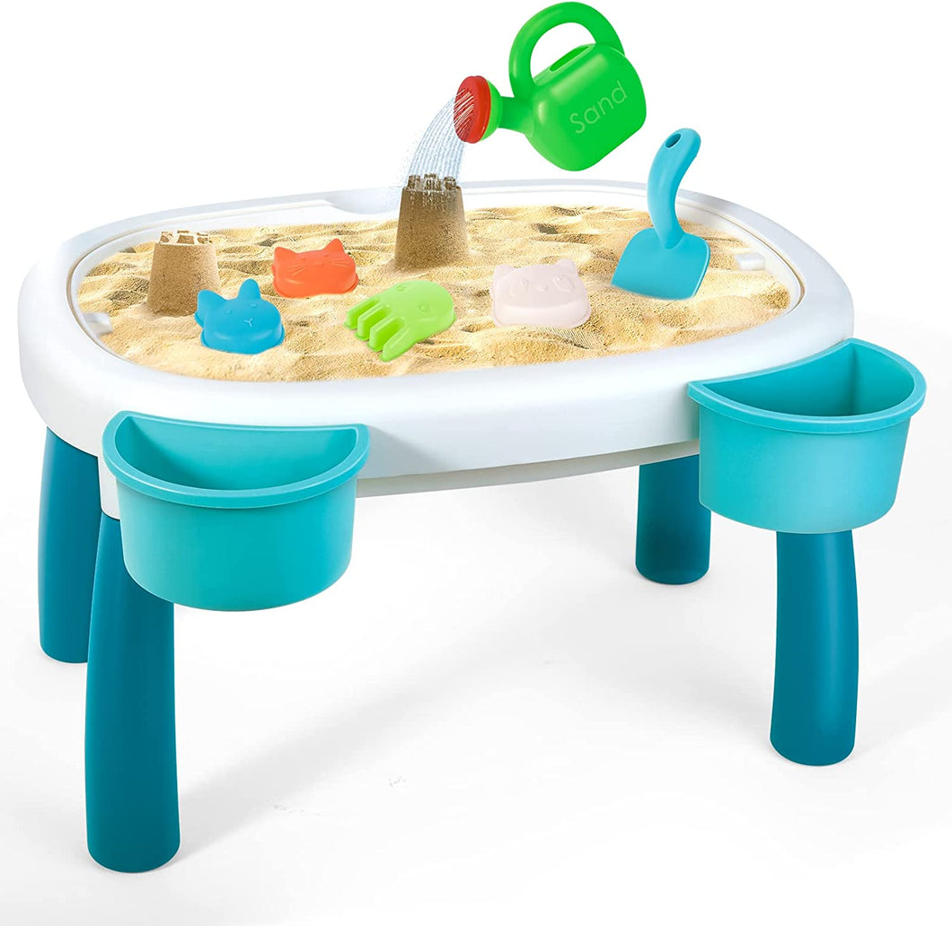 Sand and Water Table Toy for Kids Beach Toy summer Table Activity Sensory Play Sand Table Outdoor Table-SWT-16