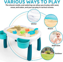 Load image into Gallery viewer, Sand and Water Table Toy for Kids Beach Toy summer Table Activity Sensory Play Sand Table Outdoor Table-SWT-16
