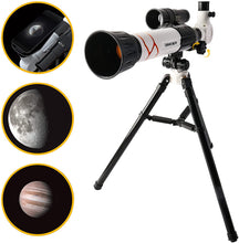 Load image into Gallery viewer, 2 in 1 My First Telescope and Microscope Educational Play Set Children Science Exploration and Astronomy Starter Kit Christmas Gift
