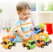 Load image into Gallery viewer, Take-Apart Construction Trucks Vehicles Play Set – Set of 4 Builder Trucks and Screw Driver Included-TR1
