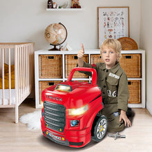 Load image into Gallery viewer, Pretend Play Realistic Mechanic Take Apart Building Toy Truck with Remote Control Key with Sound and Light Functions- Red-TRCK-R
