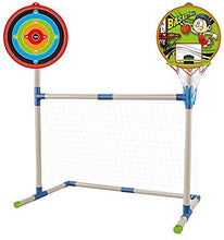 Load image into Gallery viewer, 3 IN 1 Outdoor Games Sports Play Set Basketball Football and Archery Set for Kids Indoors Outdoors Great Birthday Christmas Gift-TRS-2

