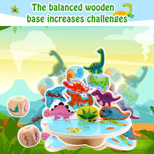 Load image into Gallery viewer, Wooden Stacking Balance Toys Animals Balance Building Blocks Montessori Educational Toy Balancing Game Dinosaur Toys Gift for Boys Girls-WASB
