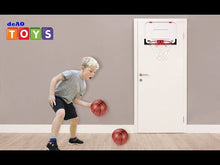 Load and play video in Gallery viewer, Basketball Hoop Game with Backboard Set, Ball Pump and Two Basketballs - Great Indoor and Outdoor Fun for Kids-BBG
