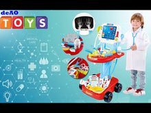 Load and play video in Gallery viewer, Toys Little Doctor Kids Medical Center Hospital Portable Role Play Set with Accessories-DOC-1
